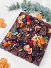 Festive Brownie and Fruit Platter