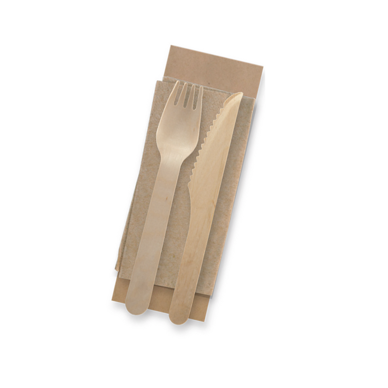 Knife, Fork & Napkin Cutlery (Set of 5)